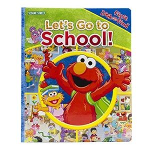 BUNDLE & SAVE 🎉 Sesame Street Let's Go to School! Look and Find Book